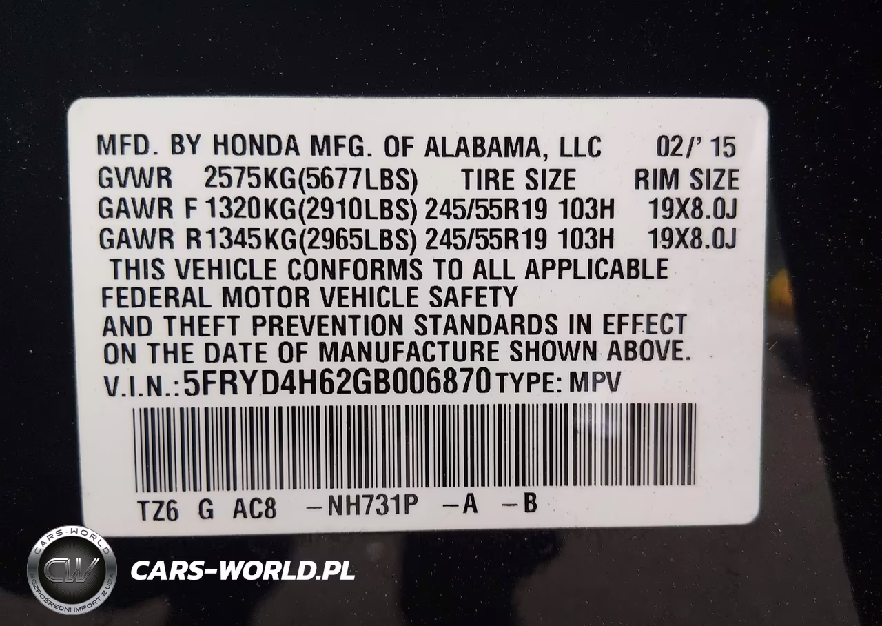 2016 Acura Mdx Technology Entertainment Packages-Technology, Entertainment Acurawatch Plus Packages VIN:5FRYD4H62GB006870 - 9