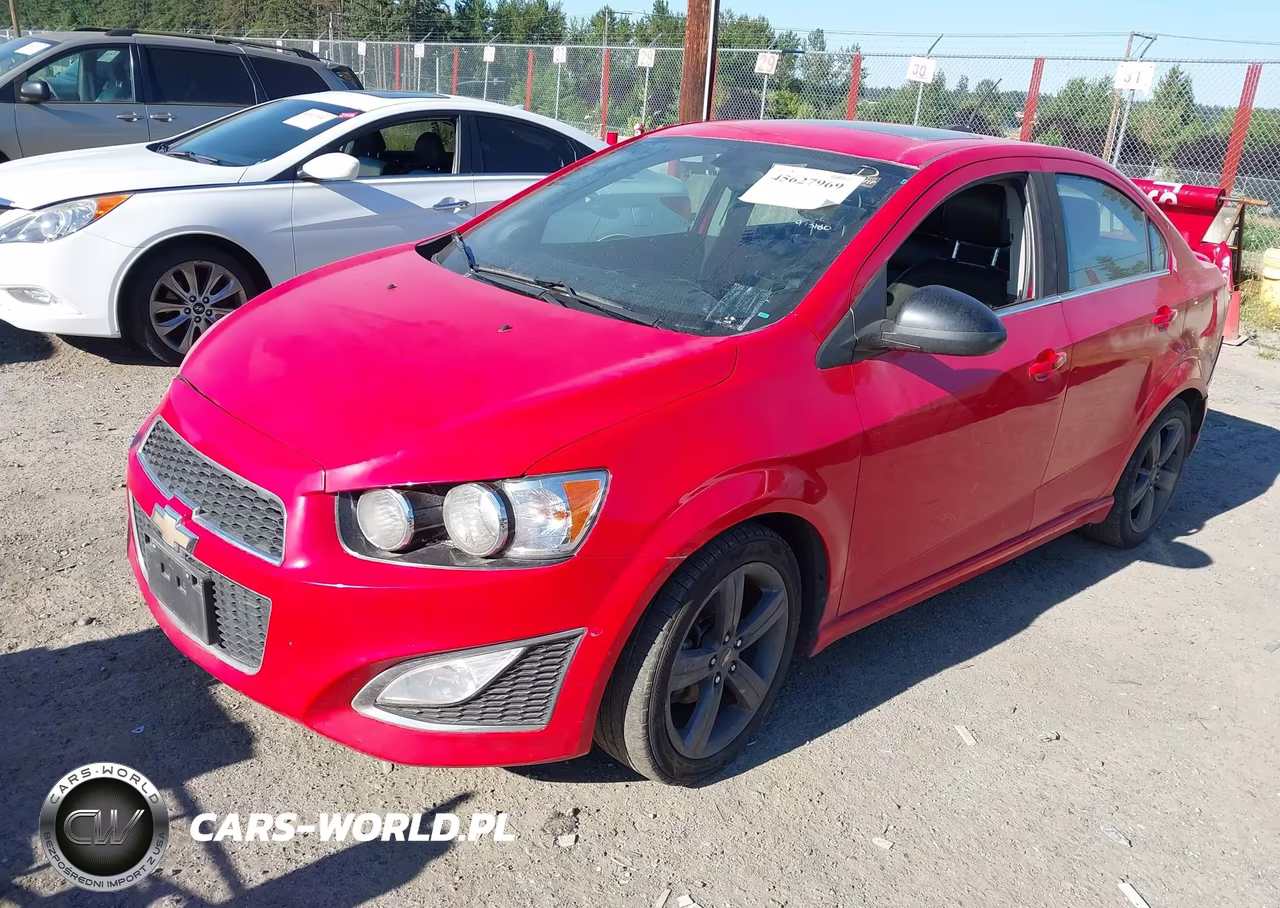 2016 Chevrolet Sonic Rs Auto VIN:1G1JG5SB9G4113534 - 2