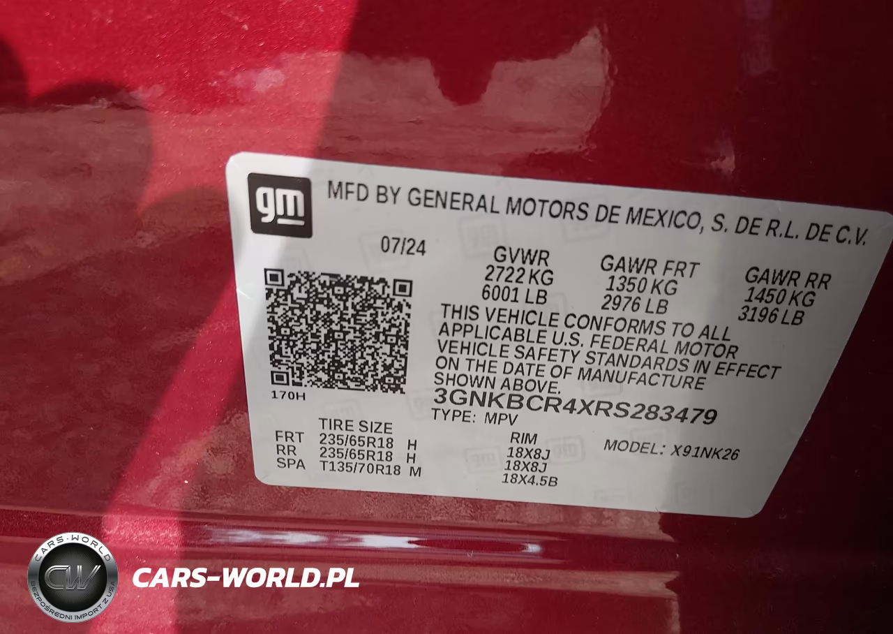 2024 Chevrolet Blazer Fwd 2Lt VIN:3GNKBCR4XRS283479 - 9