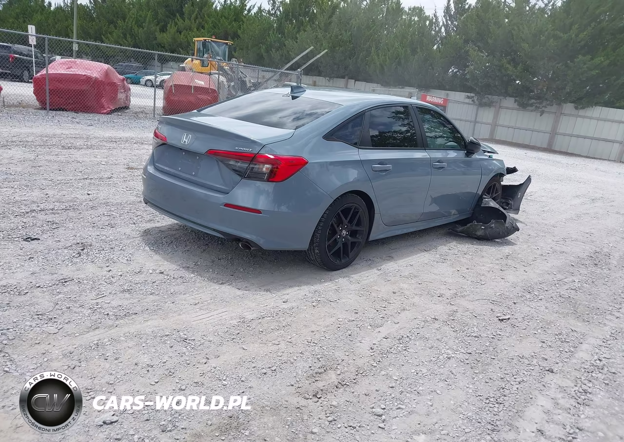 2022 Honda Civic Sport VIN:2HGFE2F55NH537901 - 4