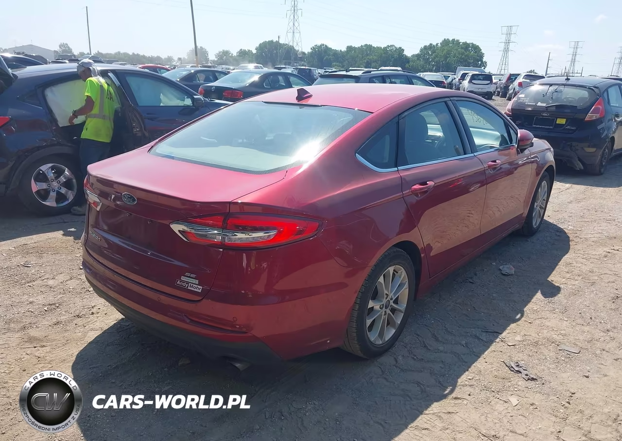 2019 Ford Fusion Se VIN:3FA6P0HD8KR133479 - 4