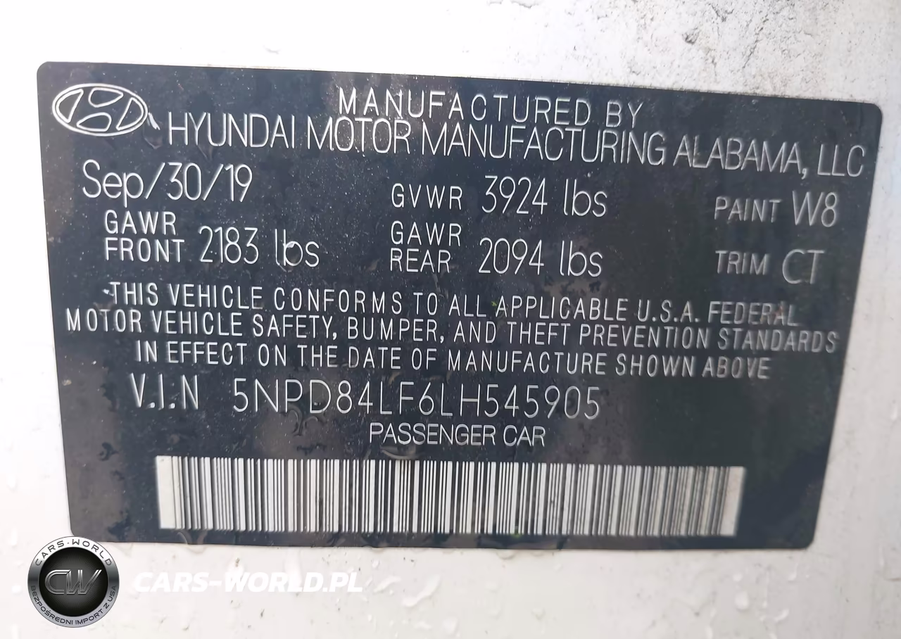 2020 Hyundai Elantra Sel VIN:5NPD84LF6LH545905 - 9