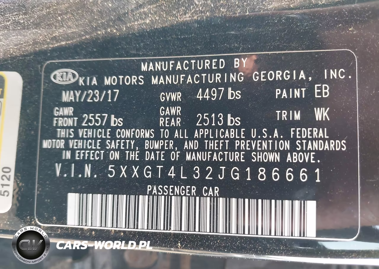 2018 Kia Optima Lx VIN:5XXGT4L32JG186661 - 9