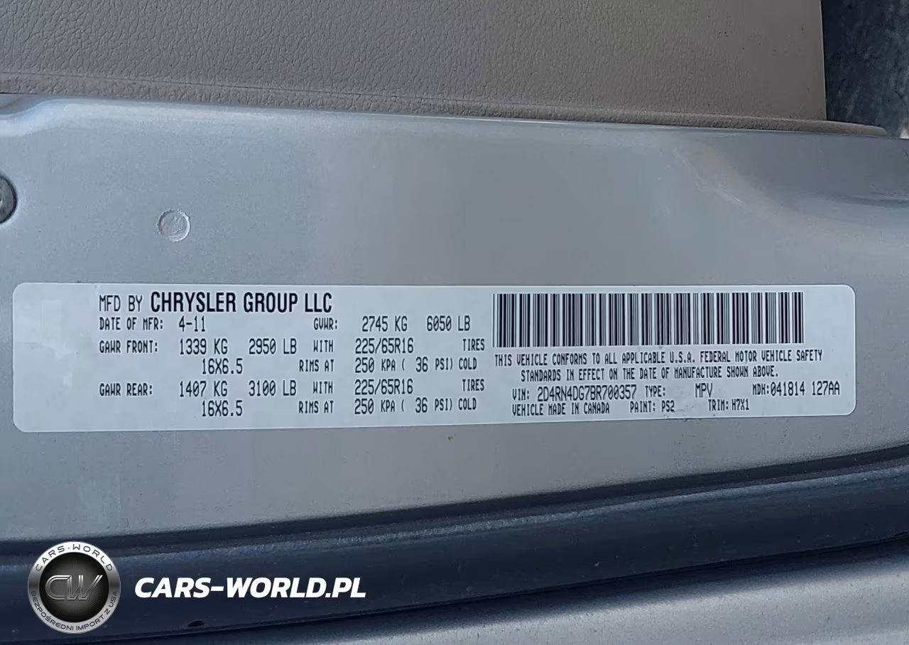 2011 Dodge Grand Caravan Express VIN:2D4RN4DG7BR700357 - 9