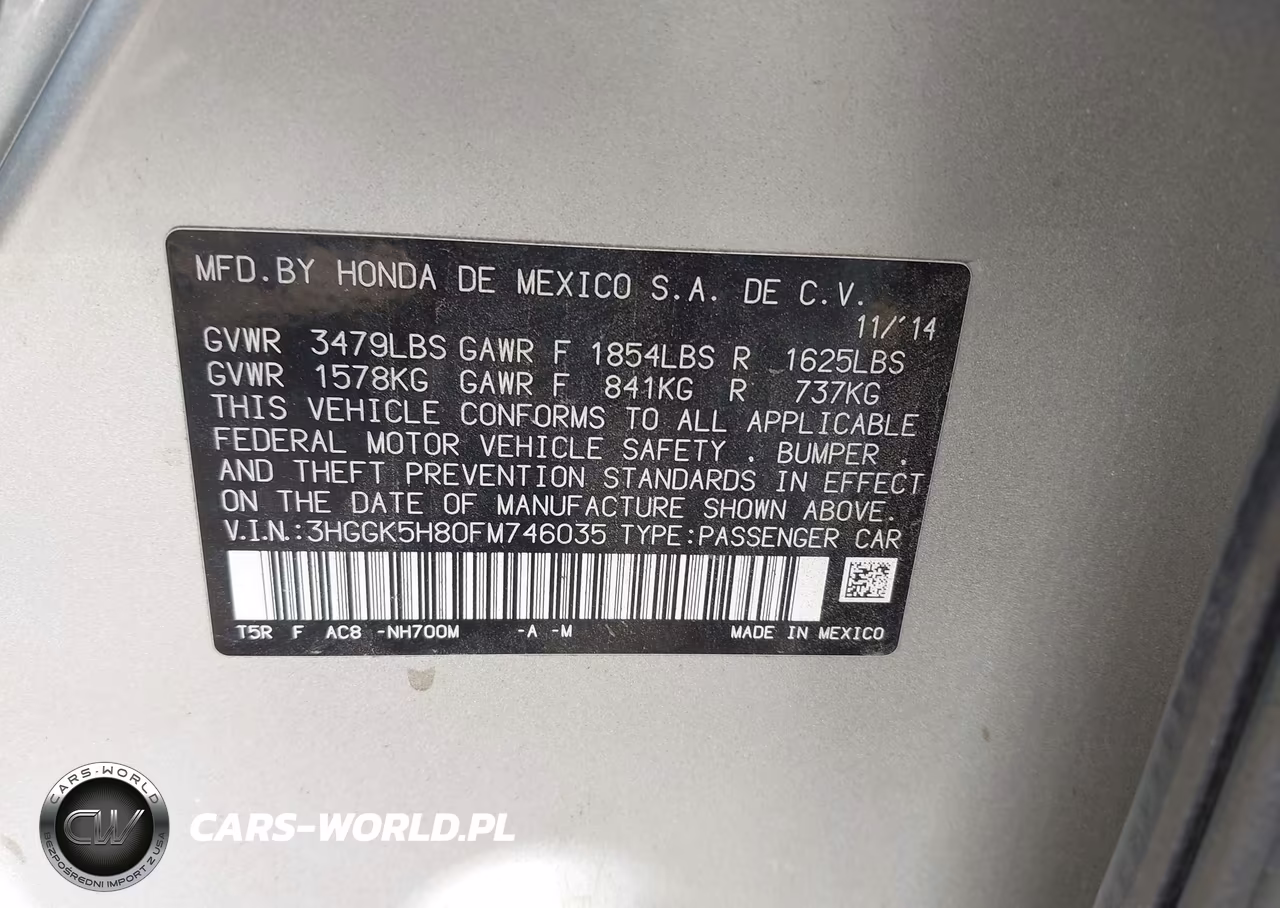 2015 Honda Fit Ex VIN:3HGGK5H80FM746035 - 9