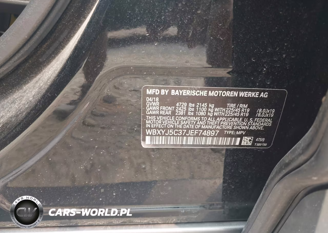 2018 BMW X2 xDrive28I VIN:WBXYJ5C37JEF74897 - 9