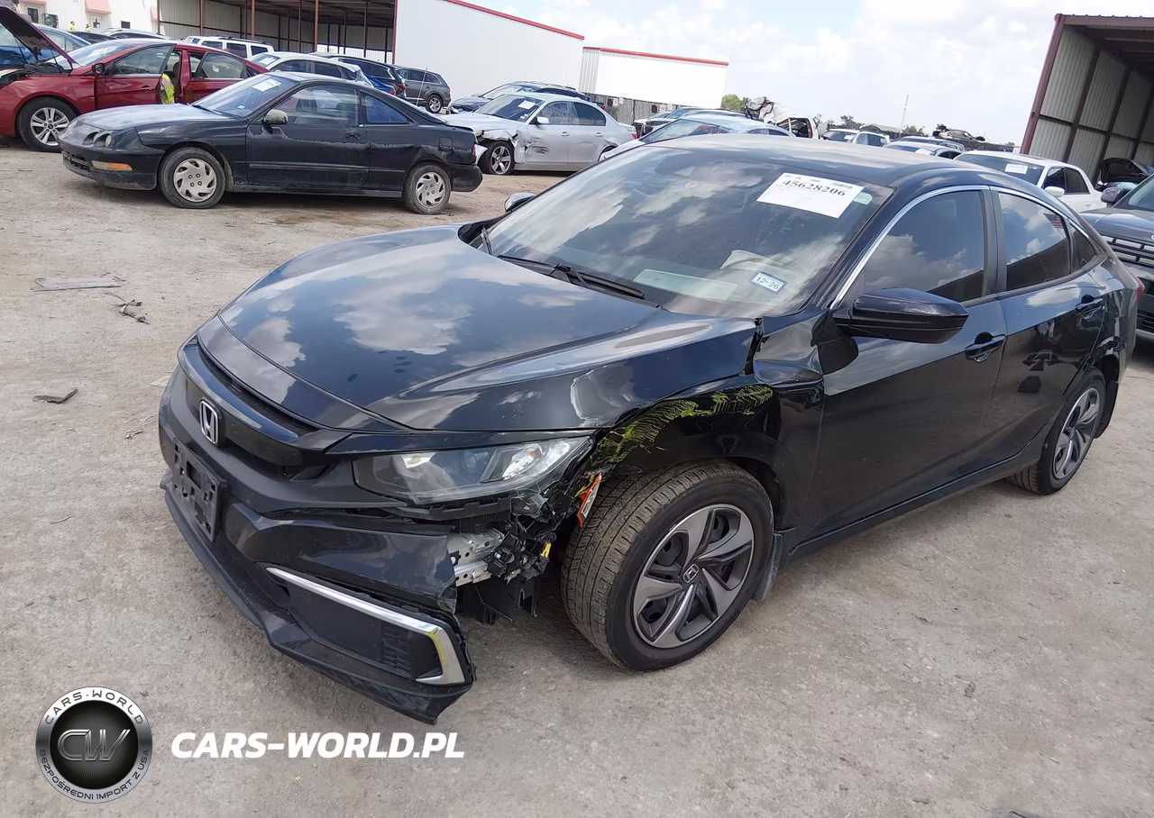 2020 Honda Civic Lx VIN:2HGFC2F61LH599257 - 2