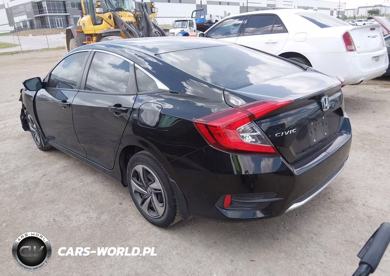 2020 Honda Civic Lx VIN:2HGFC2F61LH599257 - 3
