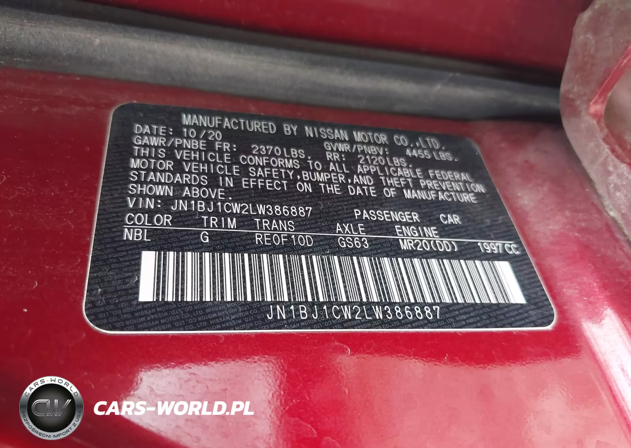 2020 Nissan Rogue Sport Sv Awd Xtronic Cvt VIN:JN1BJ1CW2LW386887 - 9