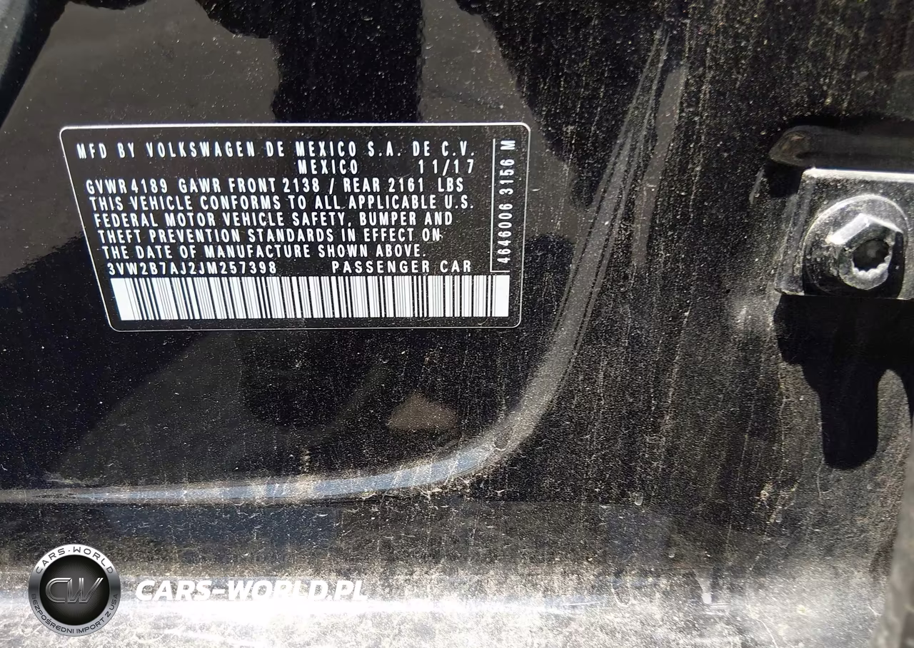 2018 Volkswagen Jetta 1.4T S VIN:3VW2B7AJ2JM257398 - 9