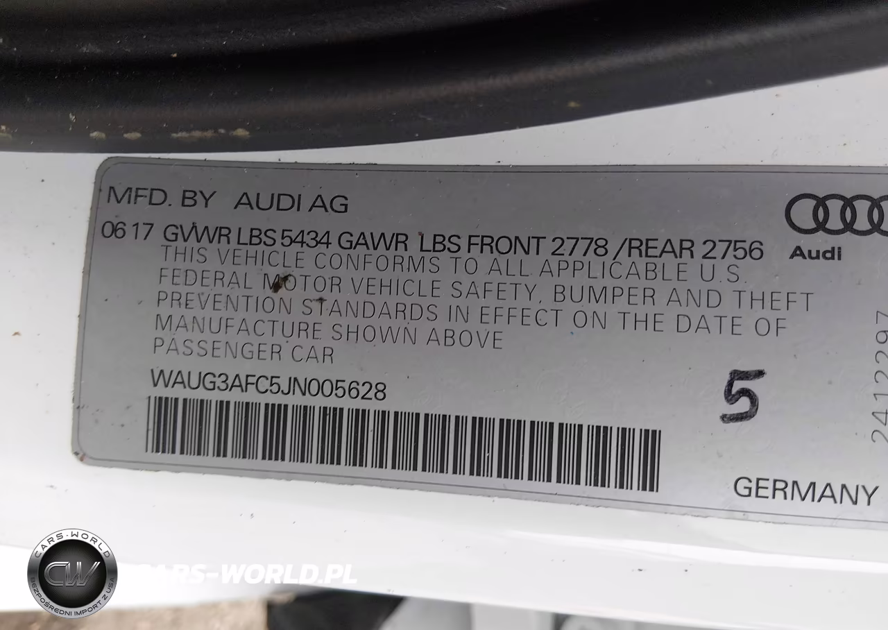 2018 Audi A6 3.0T Premium Plus VIN:WAUG3AFC5JN005628 - 9