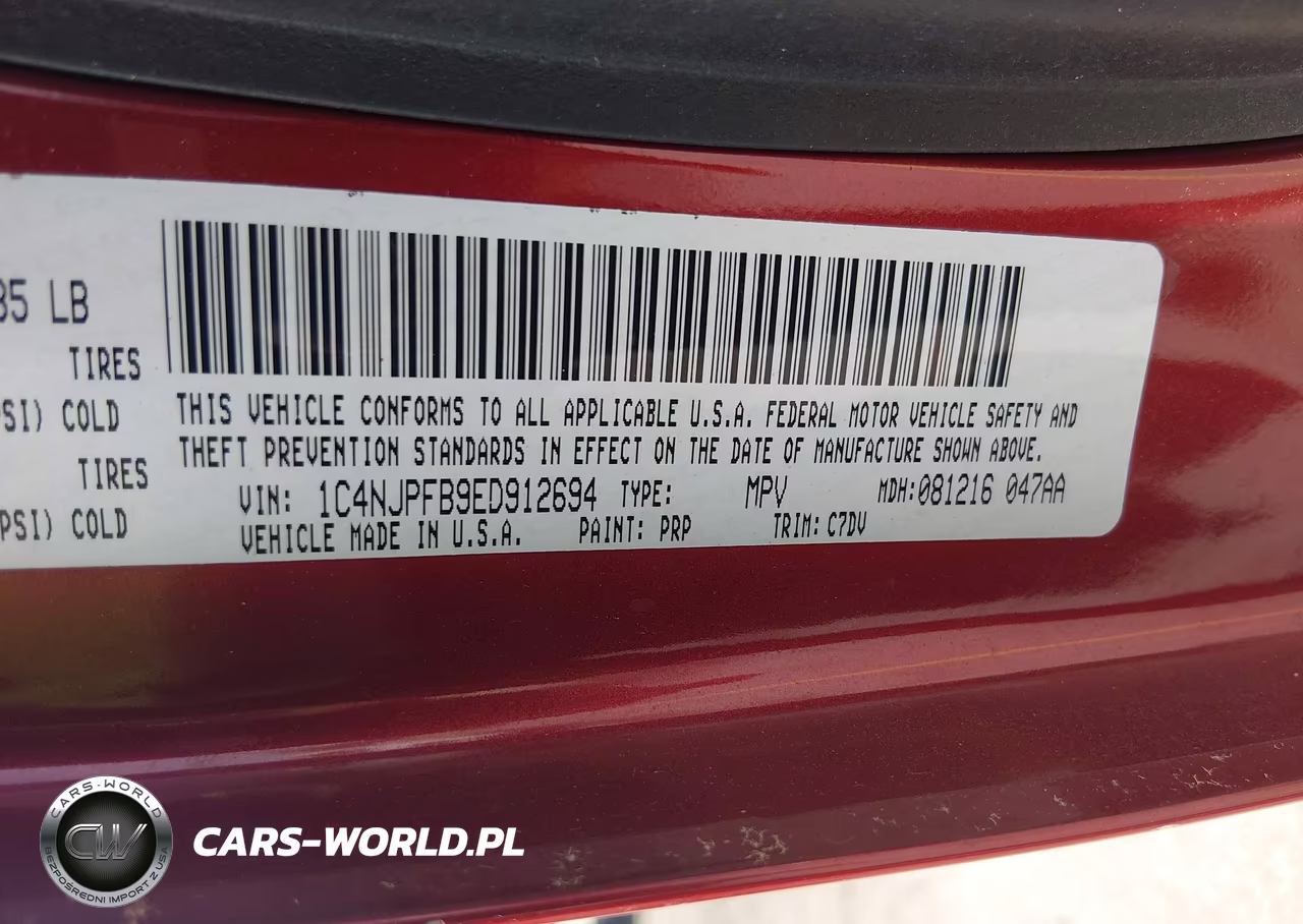 2014 Jeep Patriot Latitude VIN:1C4NJPFB9ED912694 - 9