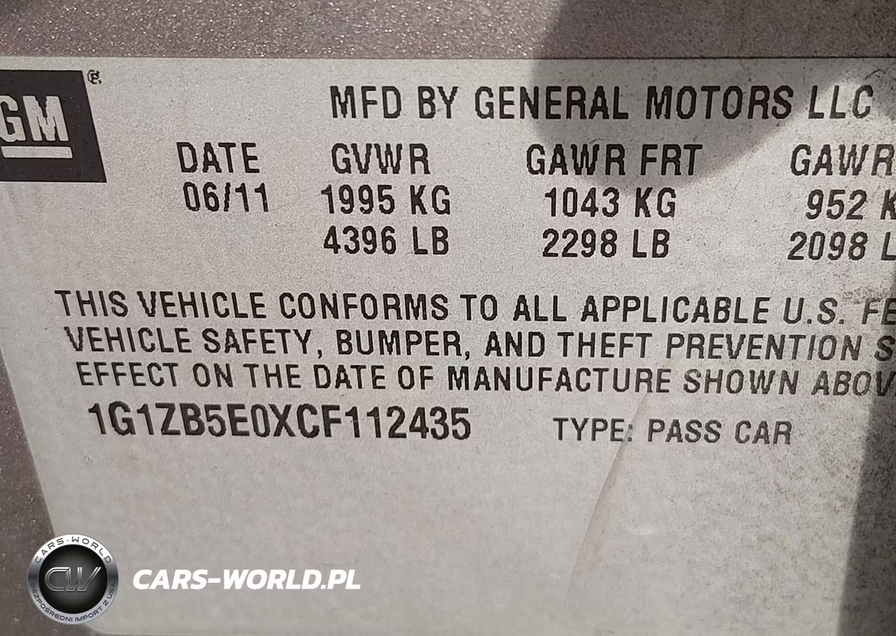 2012 Chevrolet Malibu Ls VIN:1G1ZB5E0XCF112435 - 9