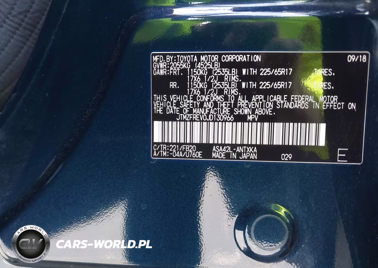 2018 Toyota Rav4 Le VIN:JTMZFREV0JD130966 - 9