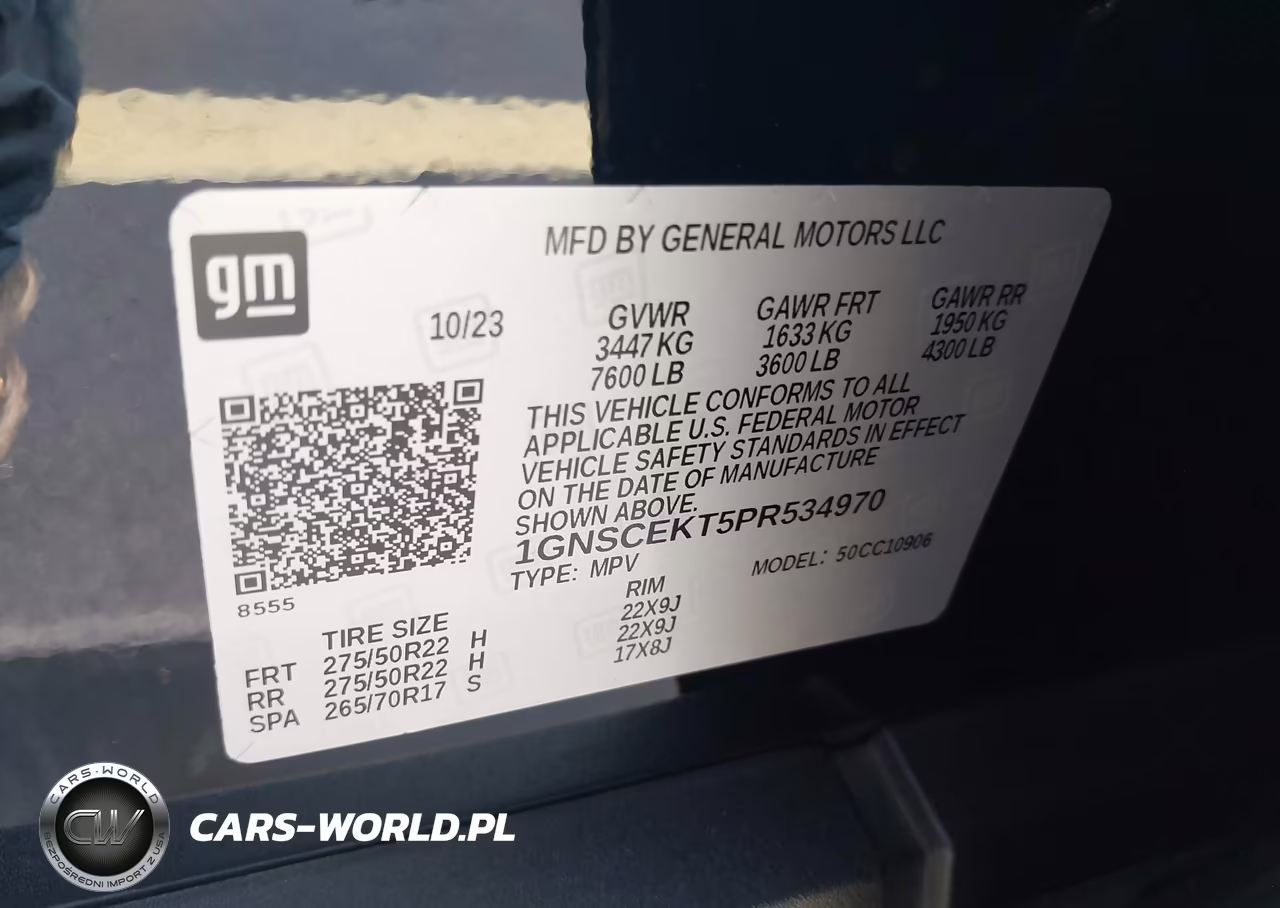 2023 Chevrolet Suburban 2Wd Rst VIN:1GNSCEKT5PR534970 - 9