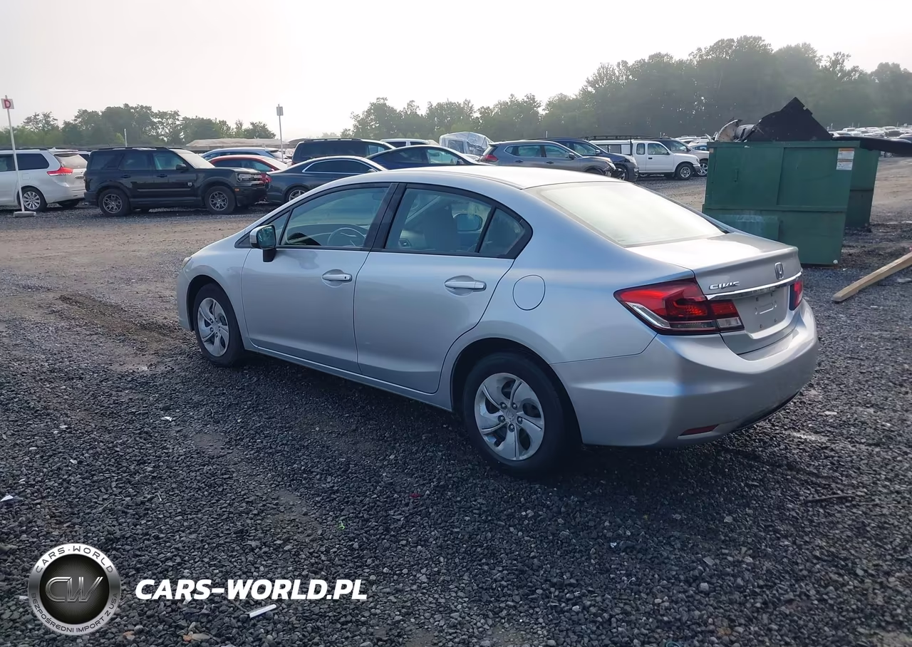 2015 Honda Civic Lx VIN:2HGFB2E52FH510053 - 3