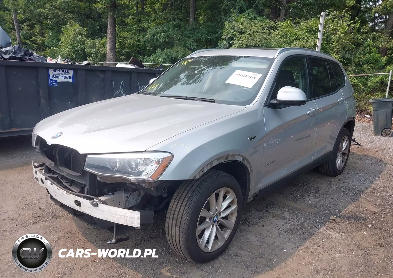 2015 BMW X3 xDrive28I VIN:5UXWX9C52F0D54565 - 2