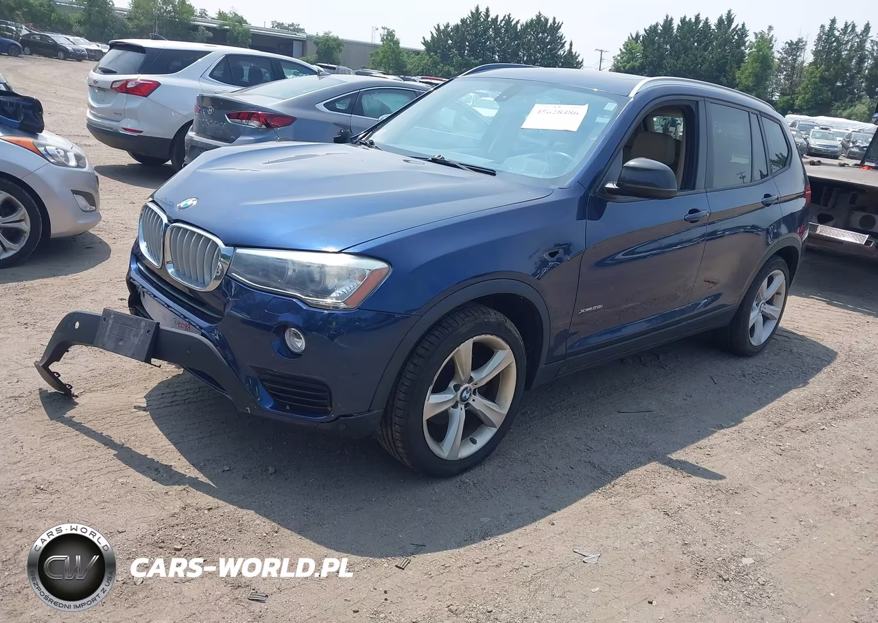 2017 BMW X3 xDrive28I VIN:5UXWX9C59H0T02589 - 2