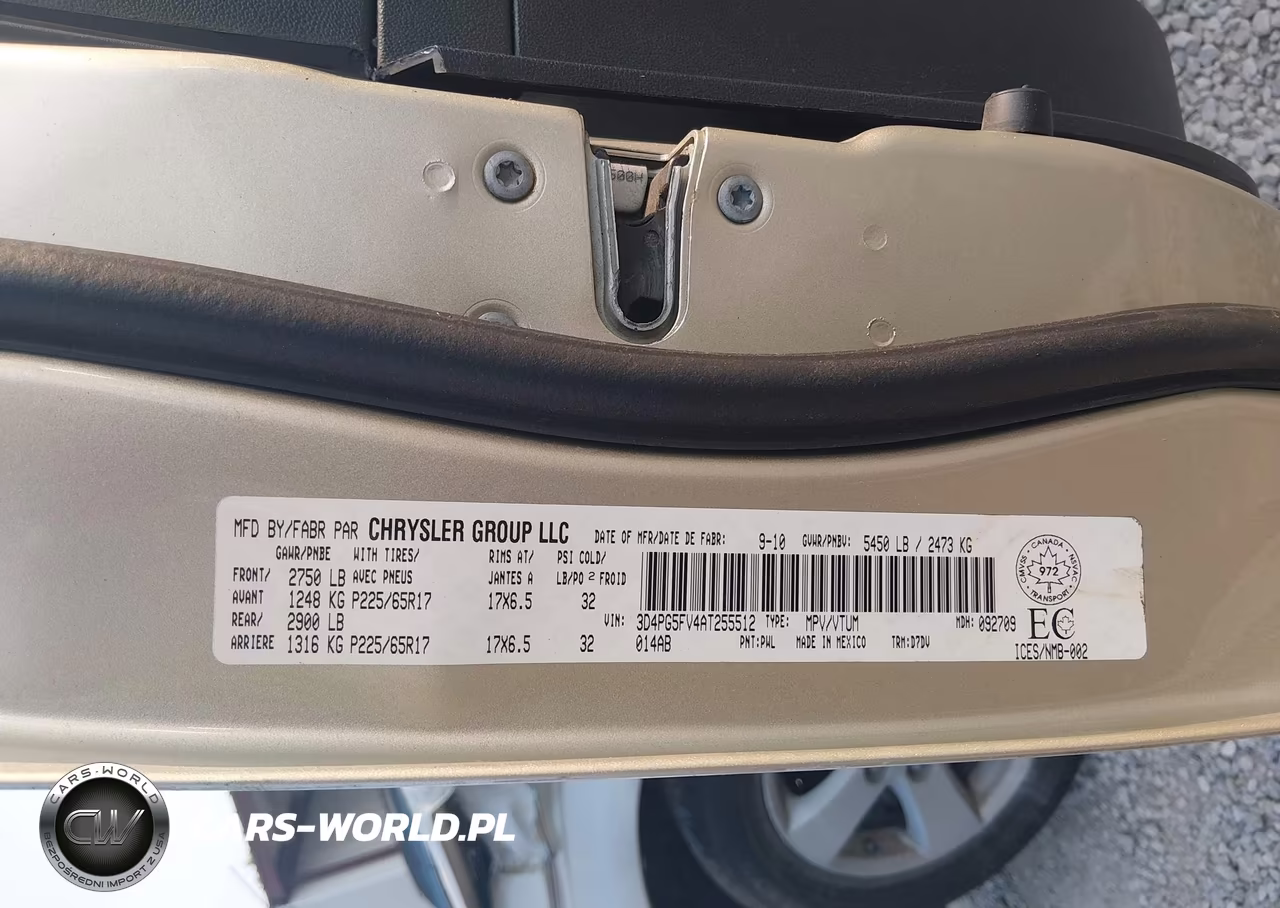 2010 Dodge Journey Sxt VIN:3D4PG5FV4AT255512 - 9