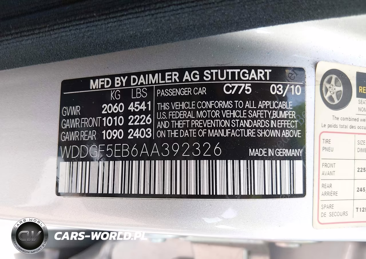 2010 Mercedes-Benz C 300 Luxury-Sport VIN:WDDGF5EB6AA392326 - 9