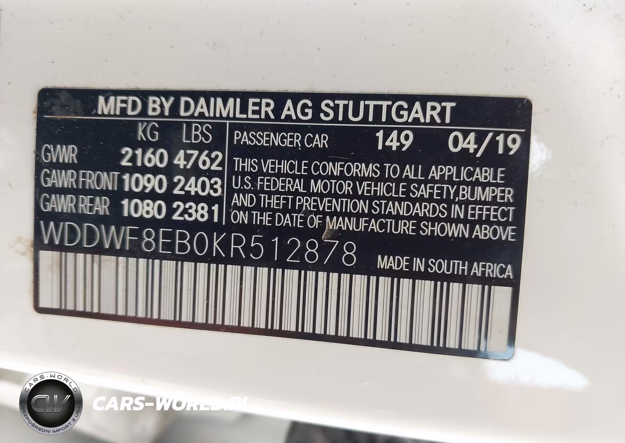 2019 Mercedes-Benz C 300 4Matic VIN:WDDWF8EB0KR512878 - 9