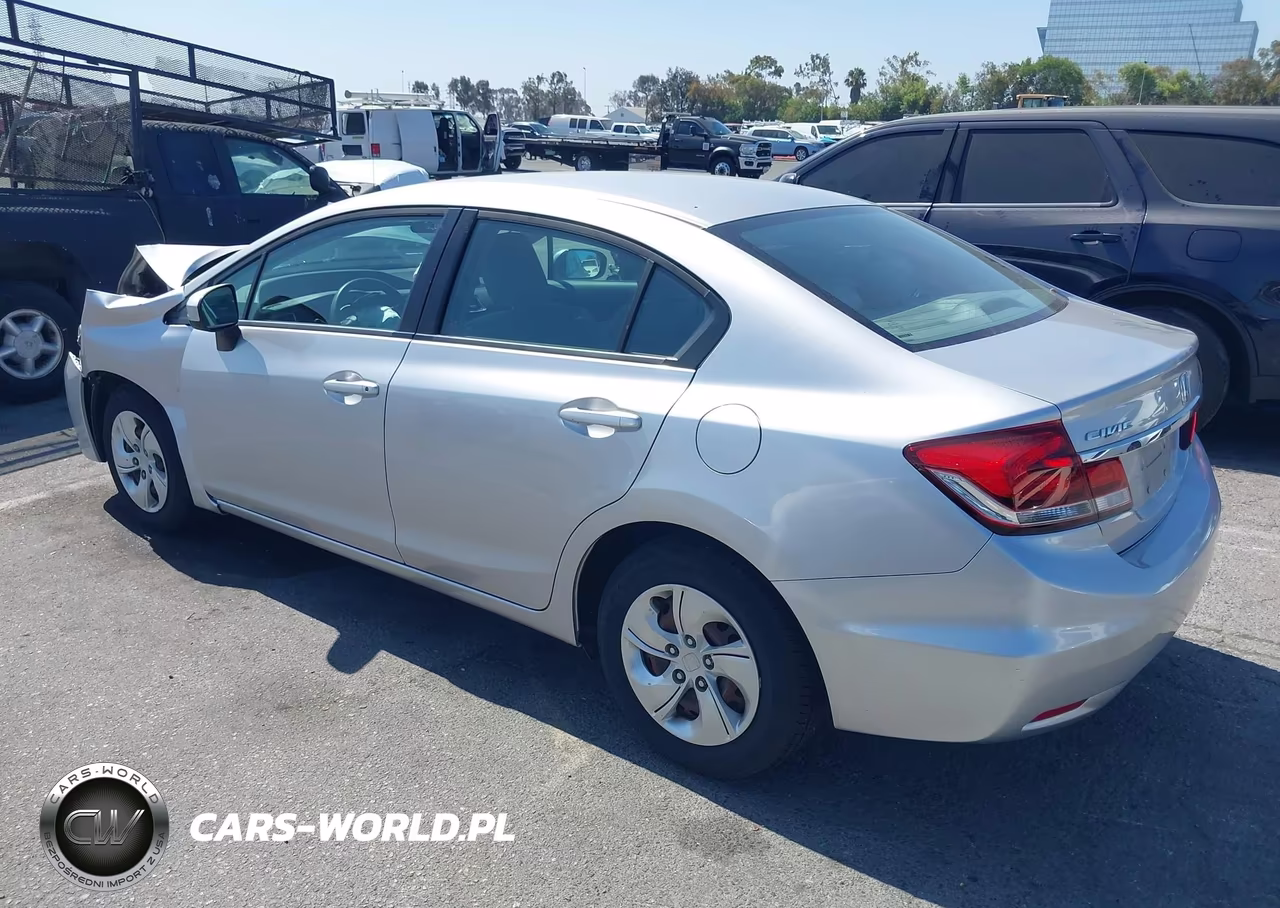 2014 Honda Civic Lx VIN:19XFB2F54EE238046 - 3