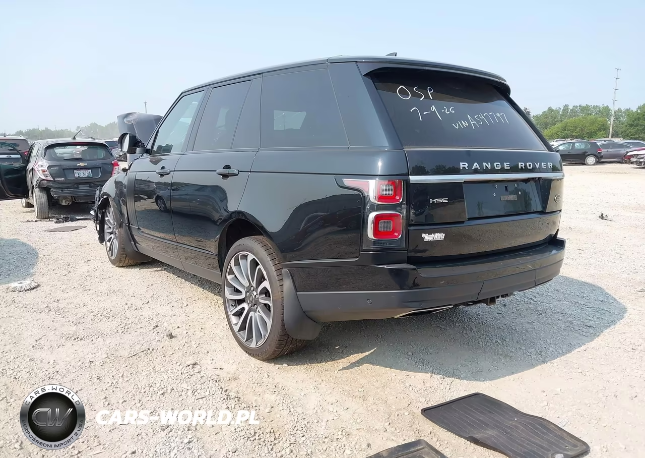 2019 Land Rover Range Rover 3.0L V6 Supercharged Hse VIN:SALGS2SV3KA547797 - 3