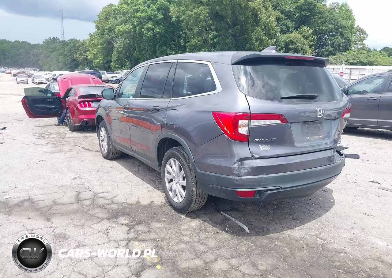 2020 Honda Pilot 2Wd Lx VIN:5FNYF5H13LB002844 - 3