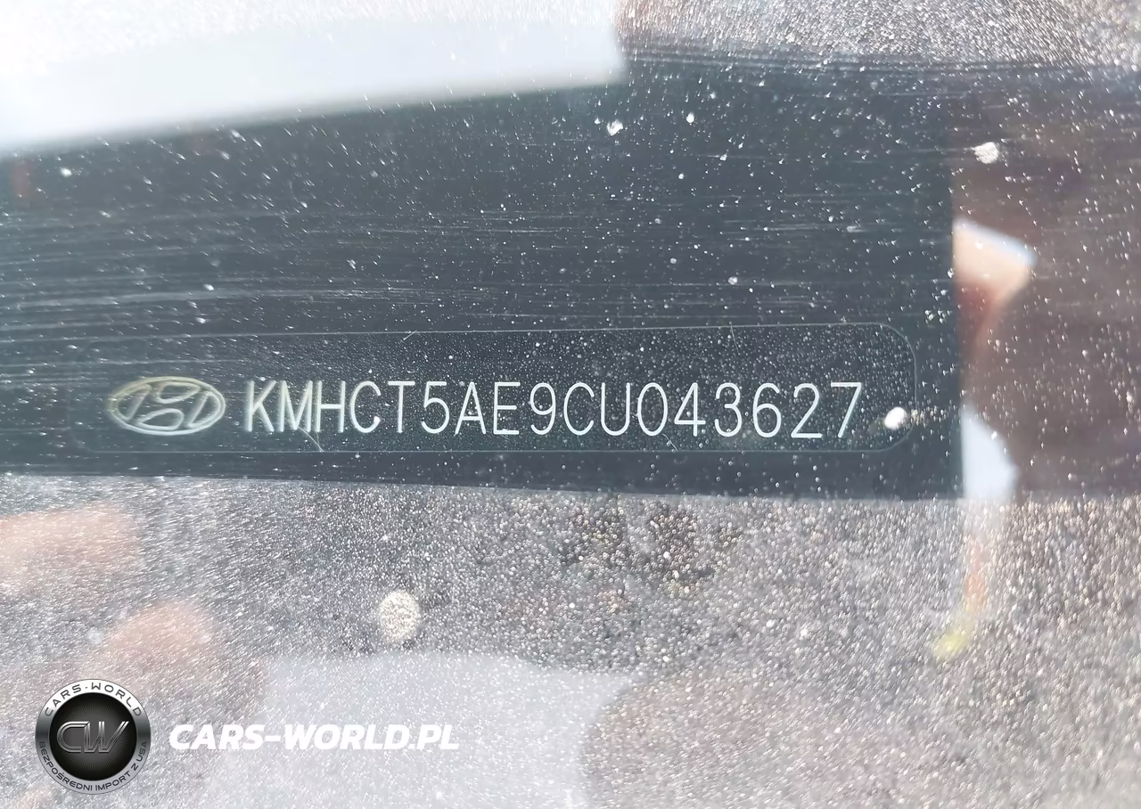2012 Hyundai Accent Gs VIN:KMHCT5AE9CU043627 - 9