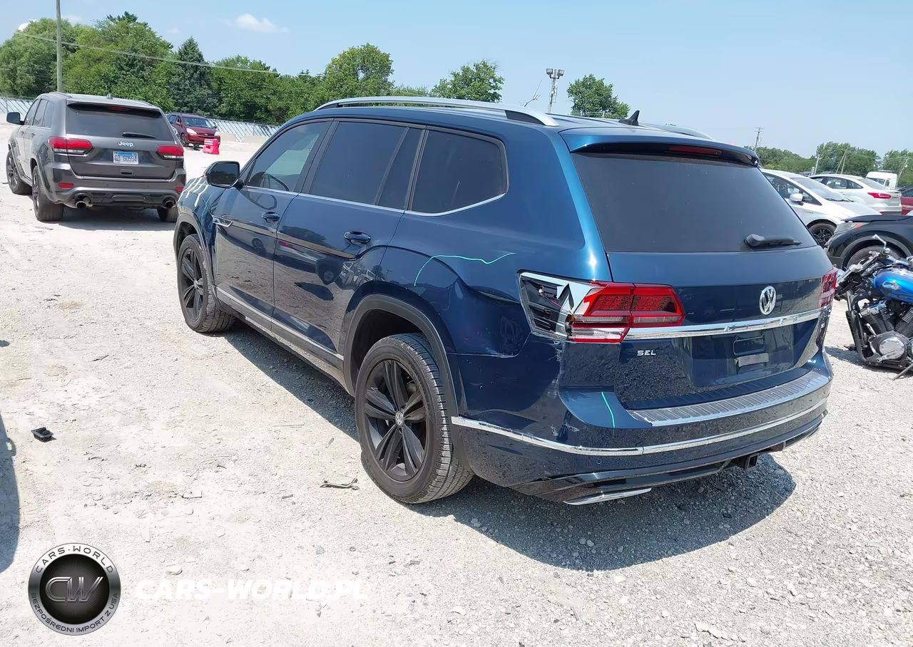 2019 Volkswagen Atlas 3.6L V6 Sel R-Line VIN:1V2SR2CA0KC603500 - 3