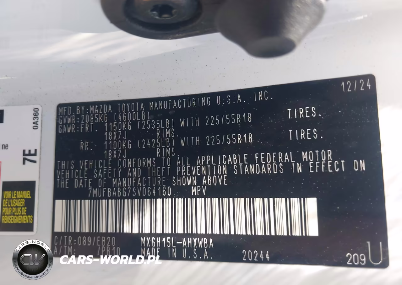 2025 Toyota Corolla Cross Hybrid Xse VIN:7MUFBABG7SV064160 - 9