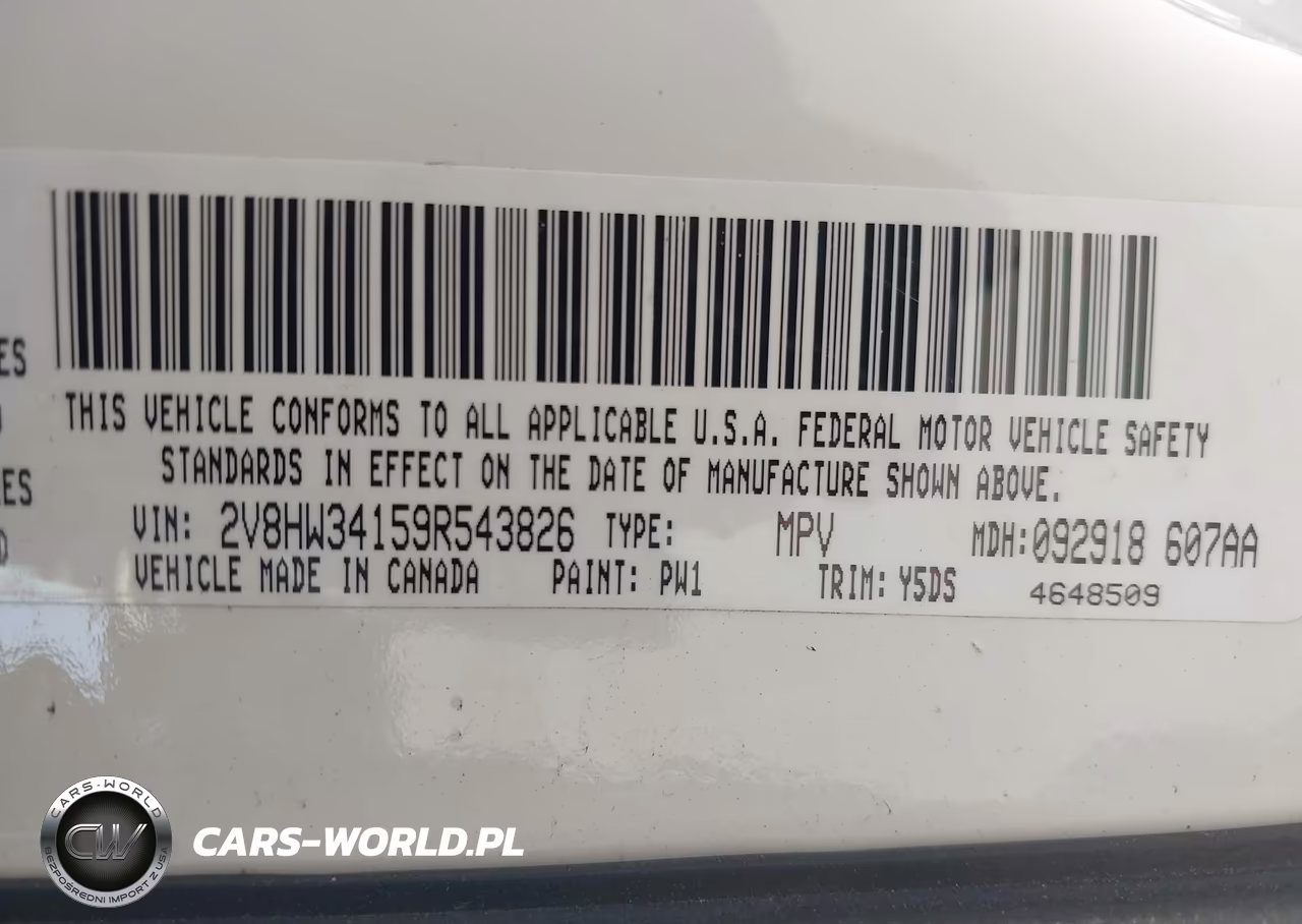 2009 Volkswagen Routan Se VIN:2V8HW34159R543826 - 9