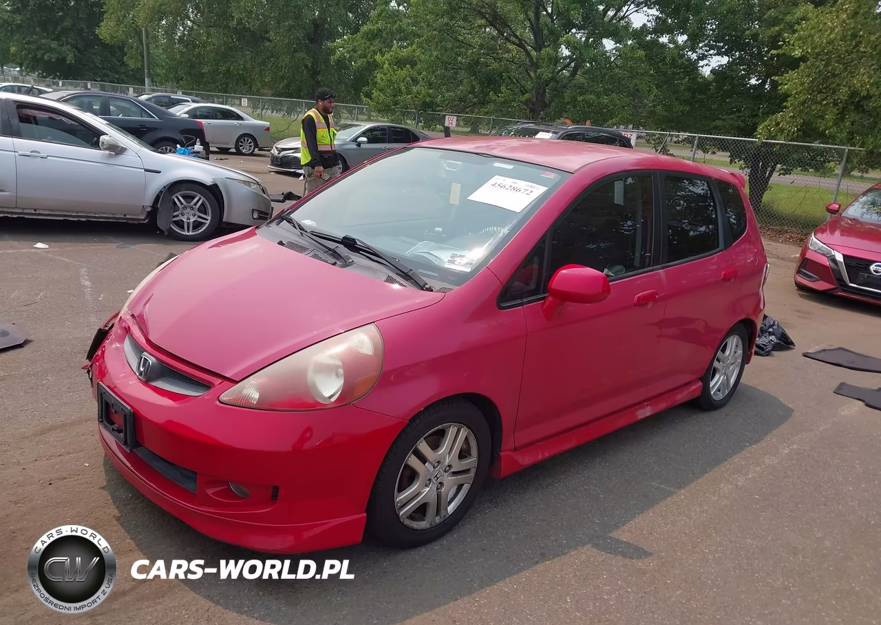 2007 Honda Fit Sport VIN:JHMGD386X7S024607 - 2