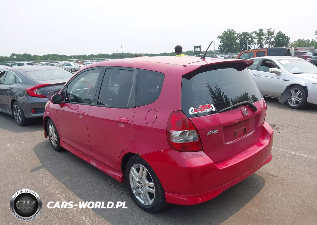 2007 Honda Fit Sport VIN:JHMGD386X7S024607 - 3