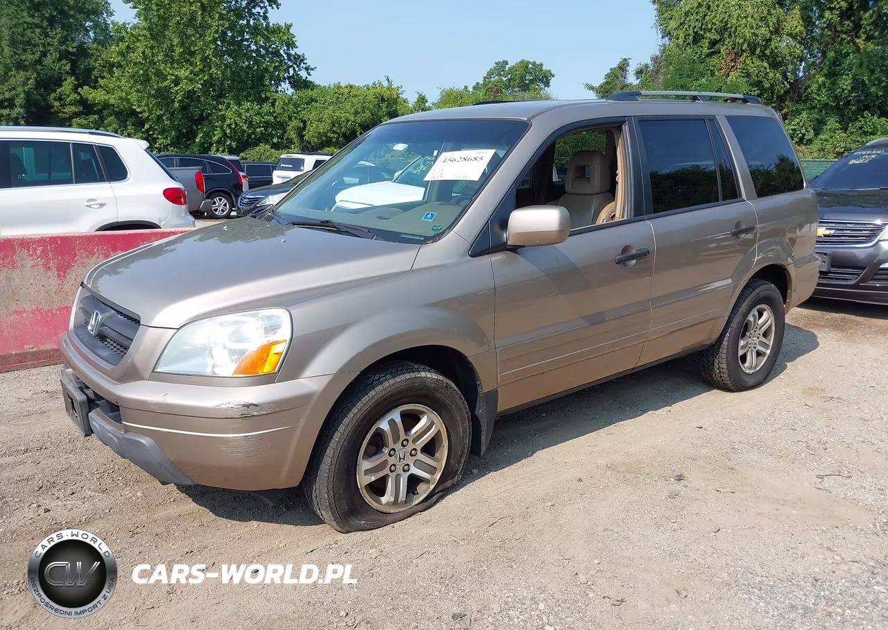 2004 Honda Pilot Ex-L VIN:2HKYF18534H619904 - 2