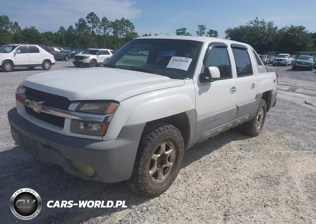 2002 Chevrolet Avalanche 1500 VIN:3GNEK13T62G106339 - 2
