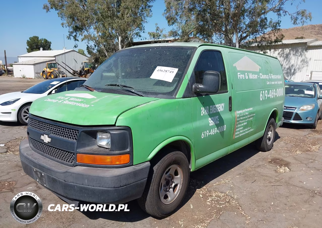 2008 Chevrolet Express Work Van VIN:1GCFG15X581157529 - 2