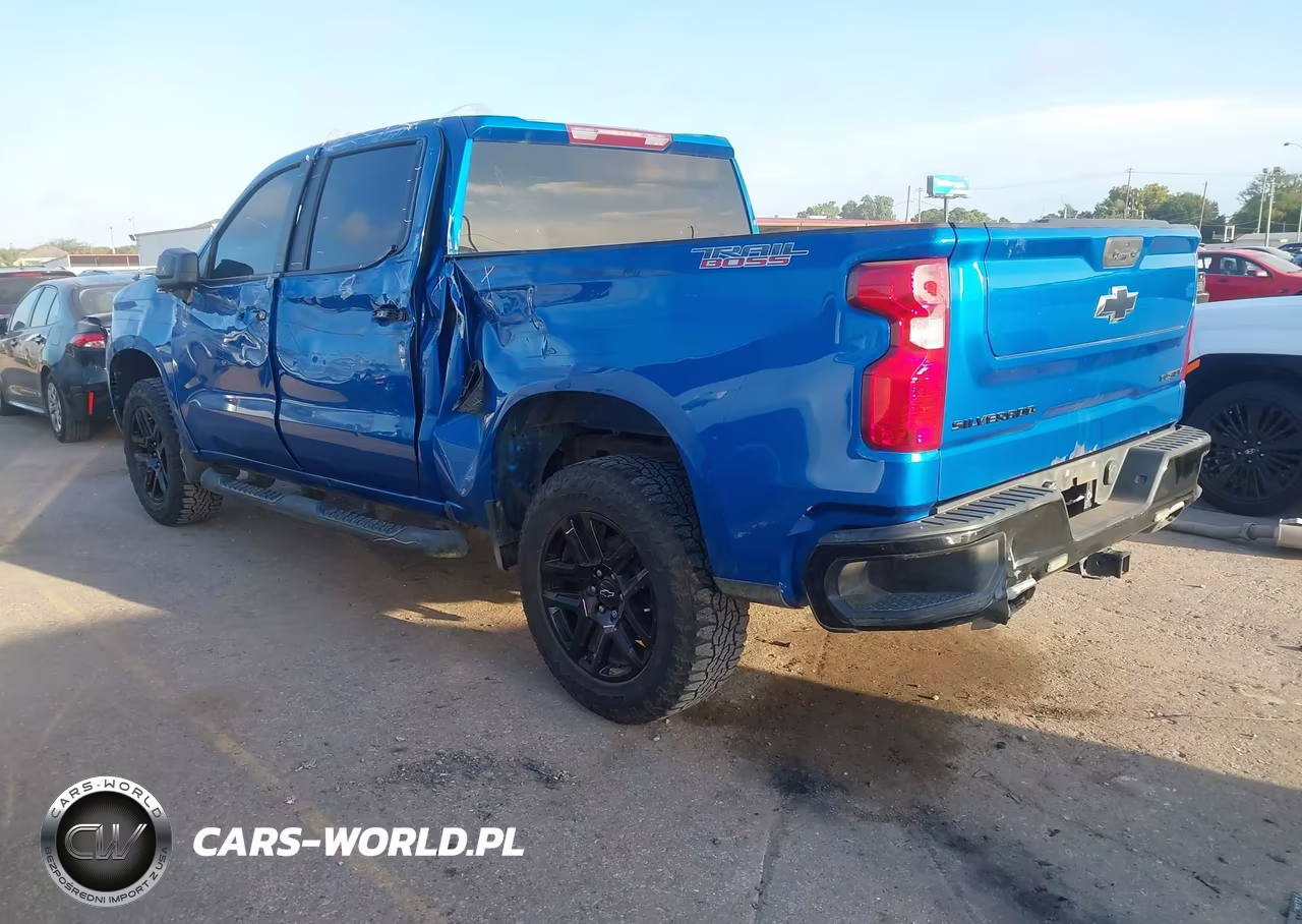 2022 Chevrolet Silverado 1500 4Wd Short Bed Custom Trail Boss VIN:3GCPDCED2NG533356 - 3