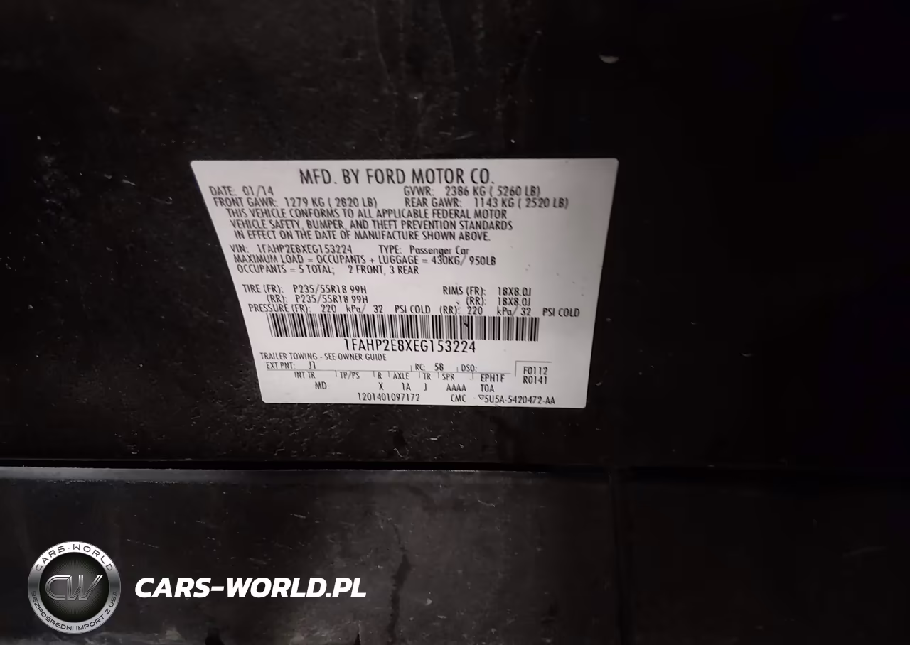 2014 Ford Taurus Sel VIN:1FAHP2E8XEG153224 - 9