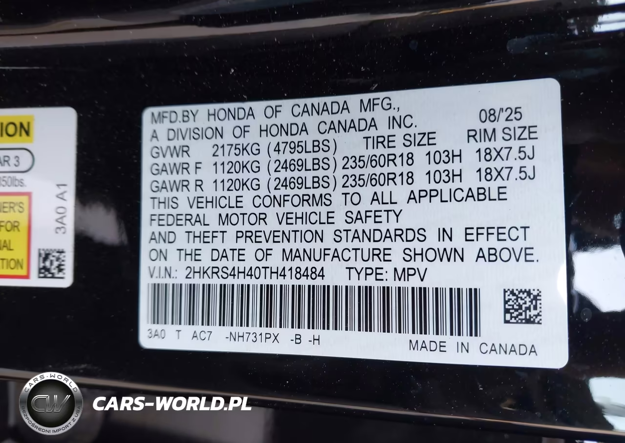 2026 Honda Cr-V Ex Awd VIN:2HKRS4H40TH418484 - 9