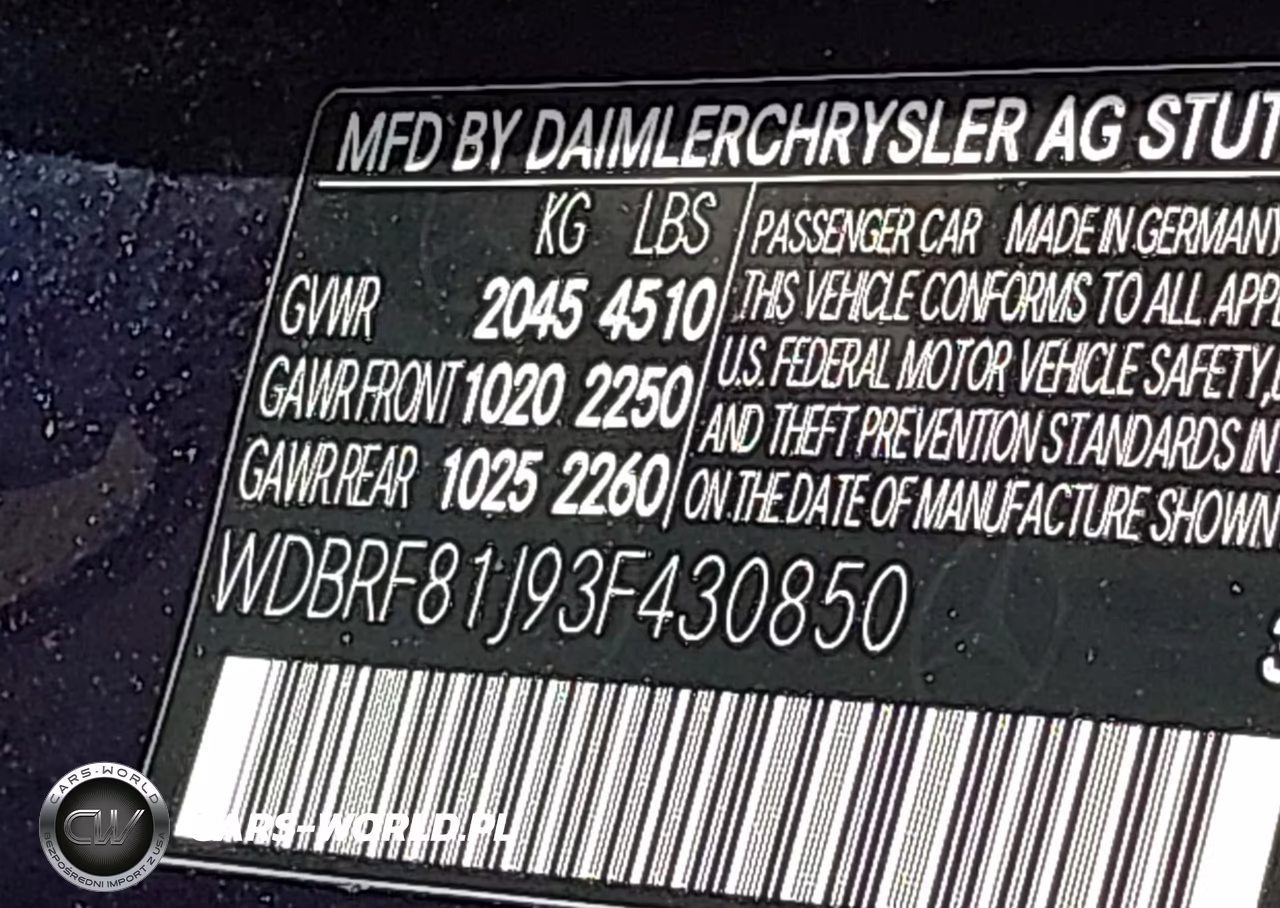 2003 Mercedes-Benz C 240 4Matic VIN:WDBRF81J93F430850 - 9