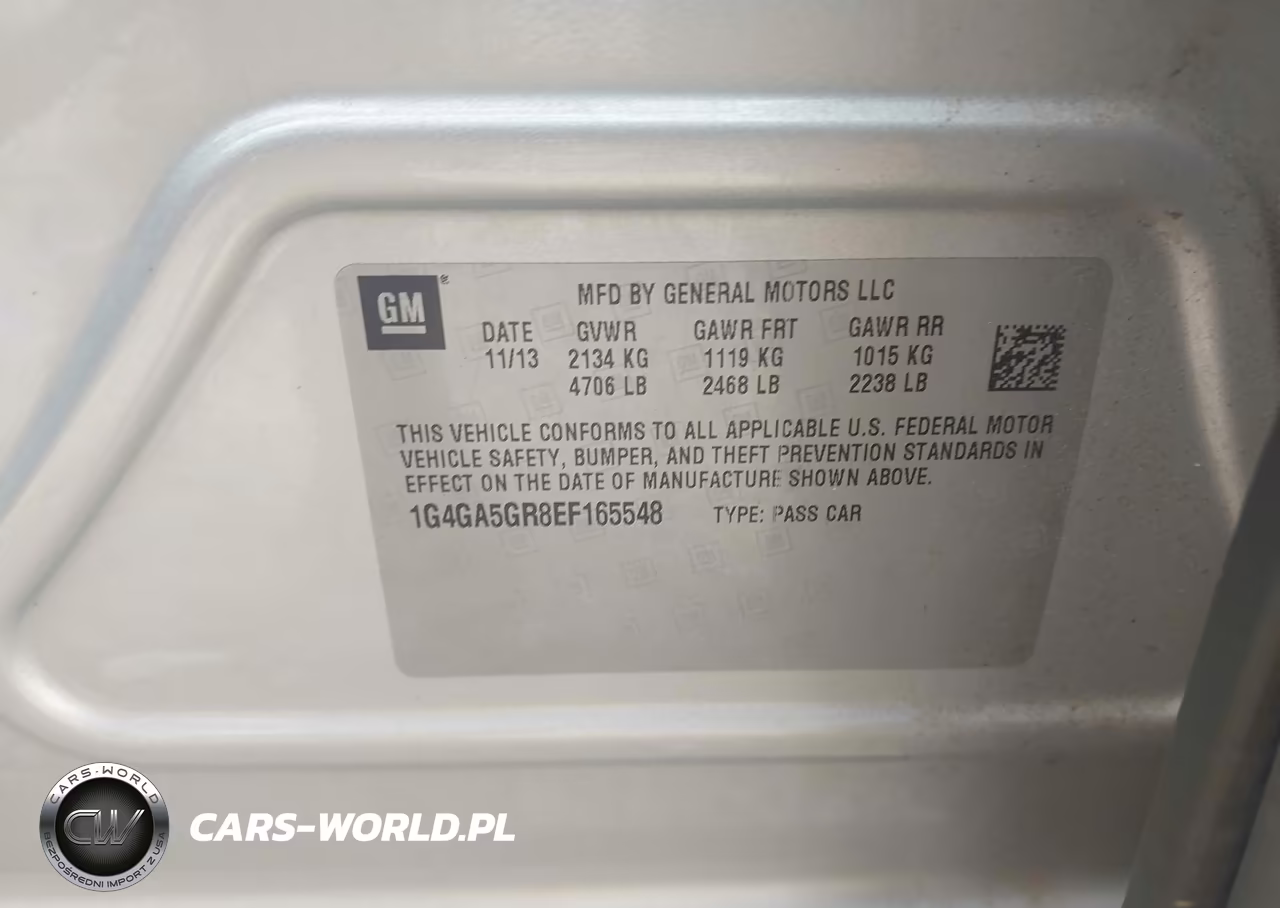 2014 Buick Lacrosse VIN:1G4GA5GR8EF165548 - 9
