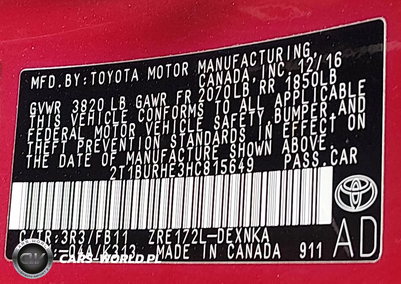 2017 Toyota Corolla Le VIN:2T1BURHE3HC815649 - 9