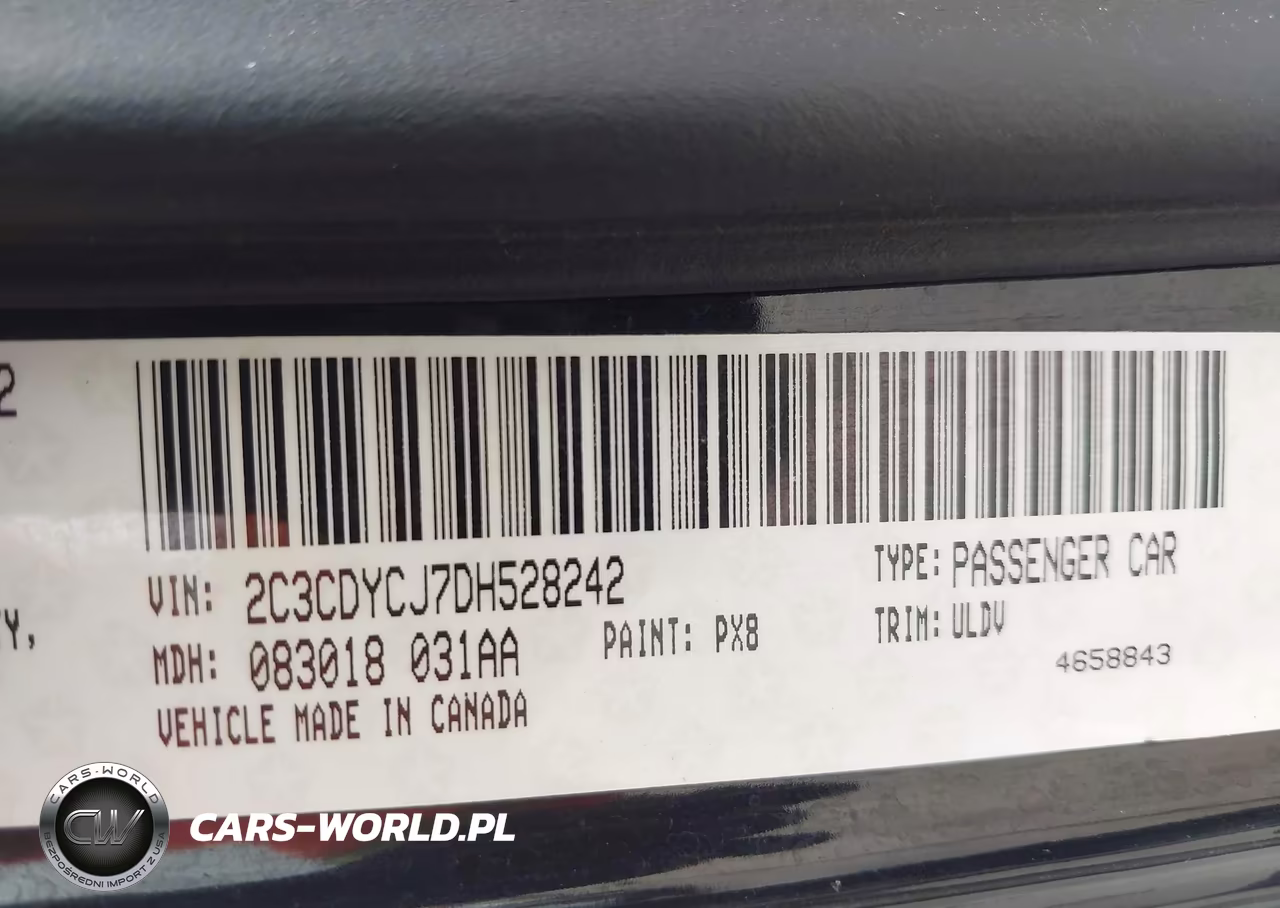 2013 Dodge Challenger Srt8 VIN:2C3CDYCJ7DH528242 - 9