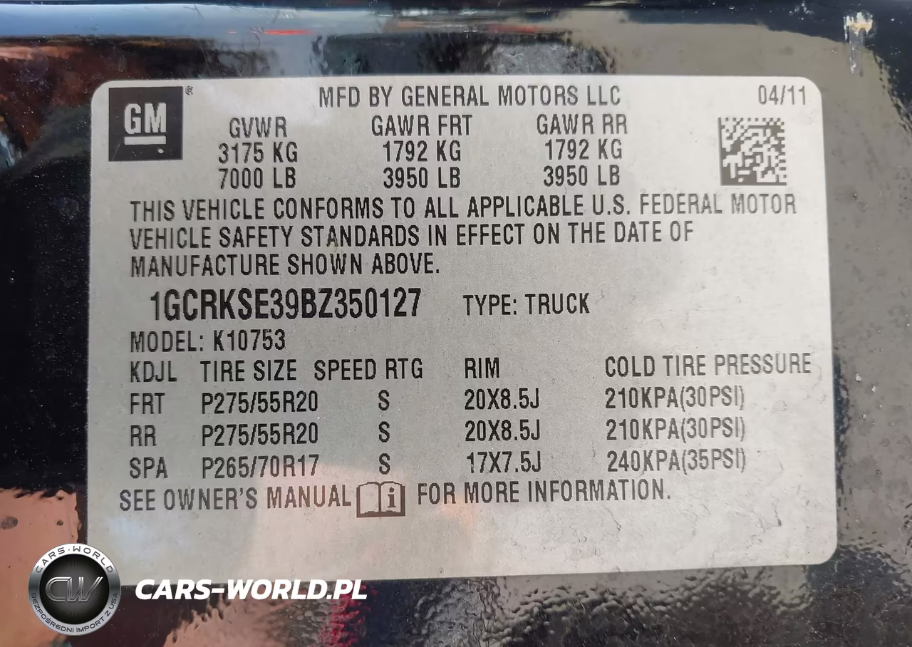 2011 Chevrolet Silverado 1500 Lt VIN:1GCRKSE39BZ350127 - 9