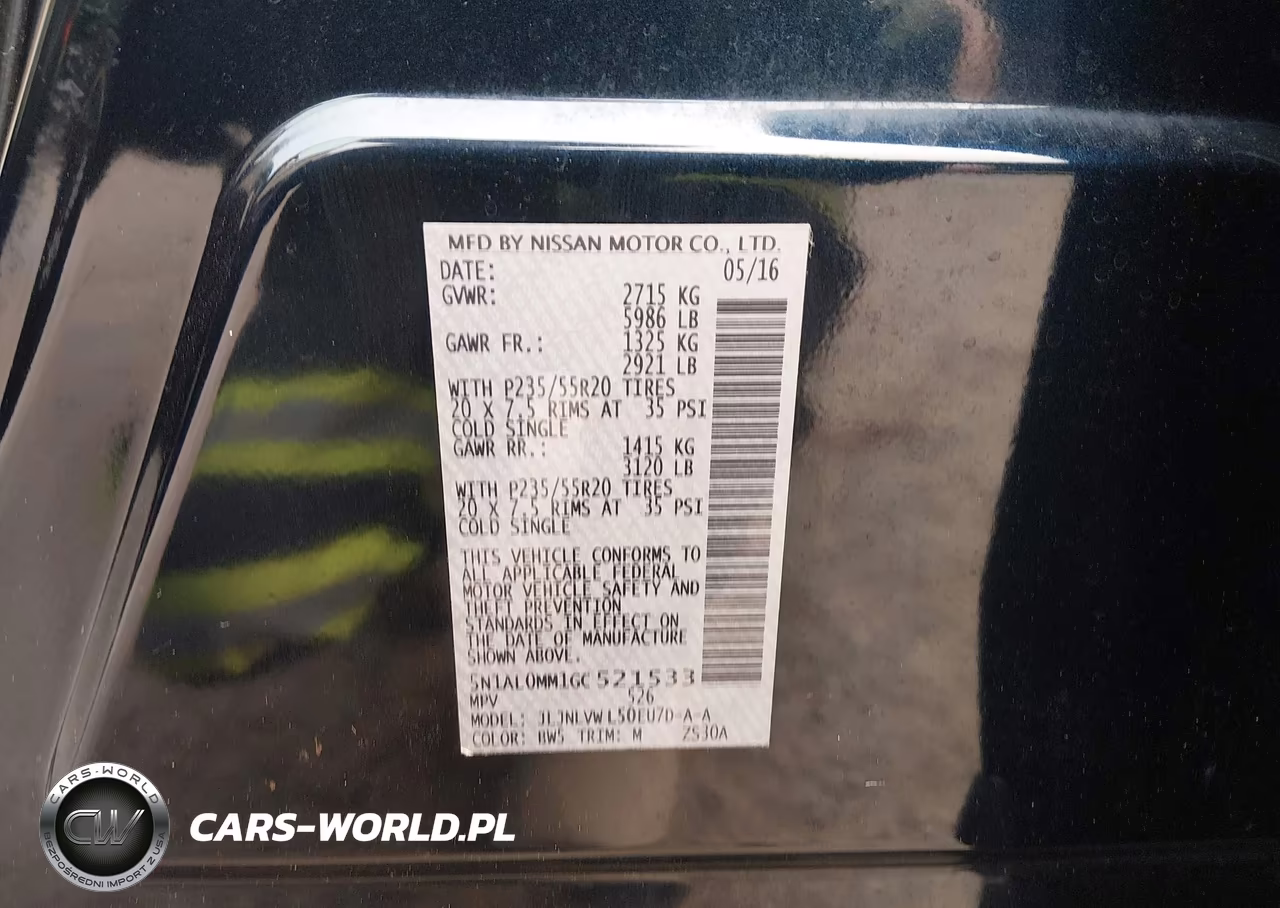 2016 Infiniti Qx60 VIN:5N1AL0MM1GC521533 - 9
