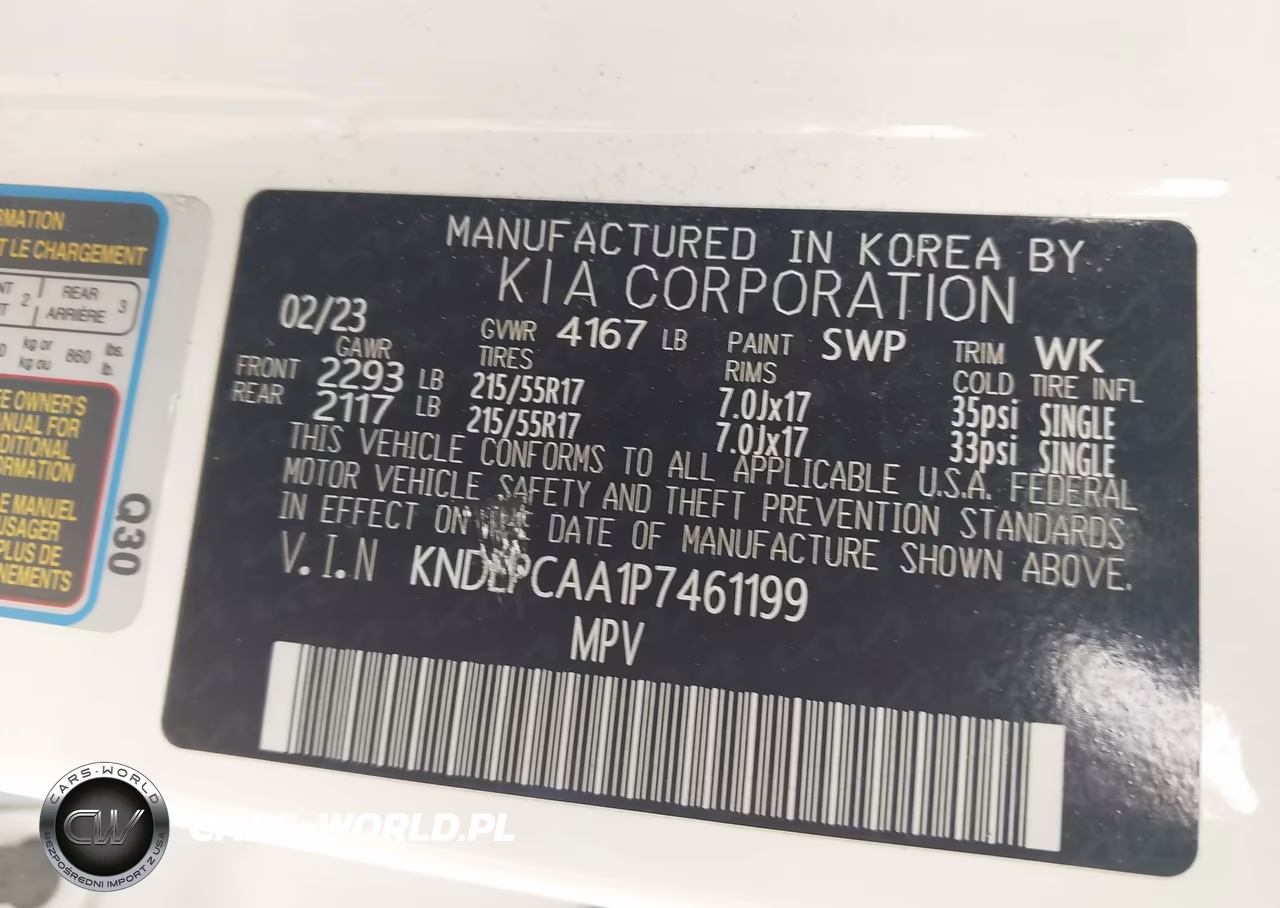 2023 Kia Seltos Lx VIN:KNDEPCAA1P7461199 - 9