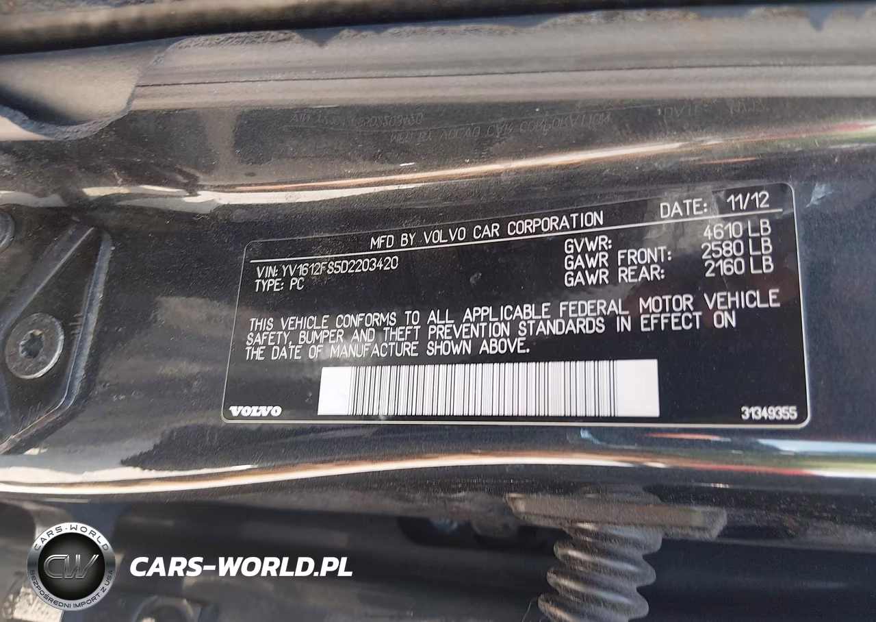 2013 Volvo S60 T5 VIN:YV1612FS5D2203420 - 9