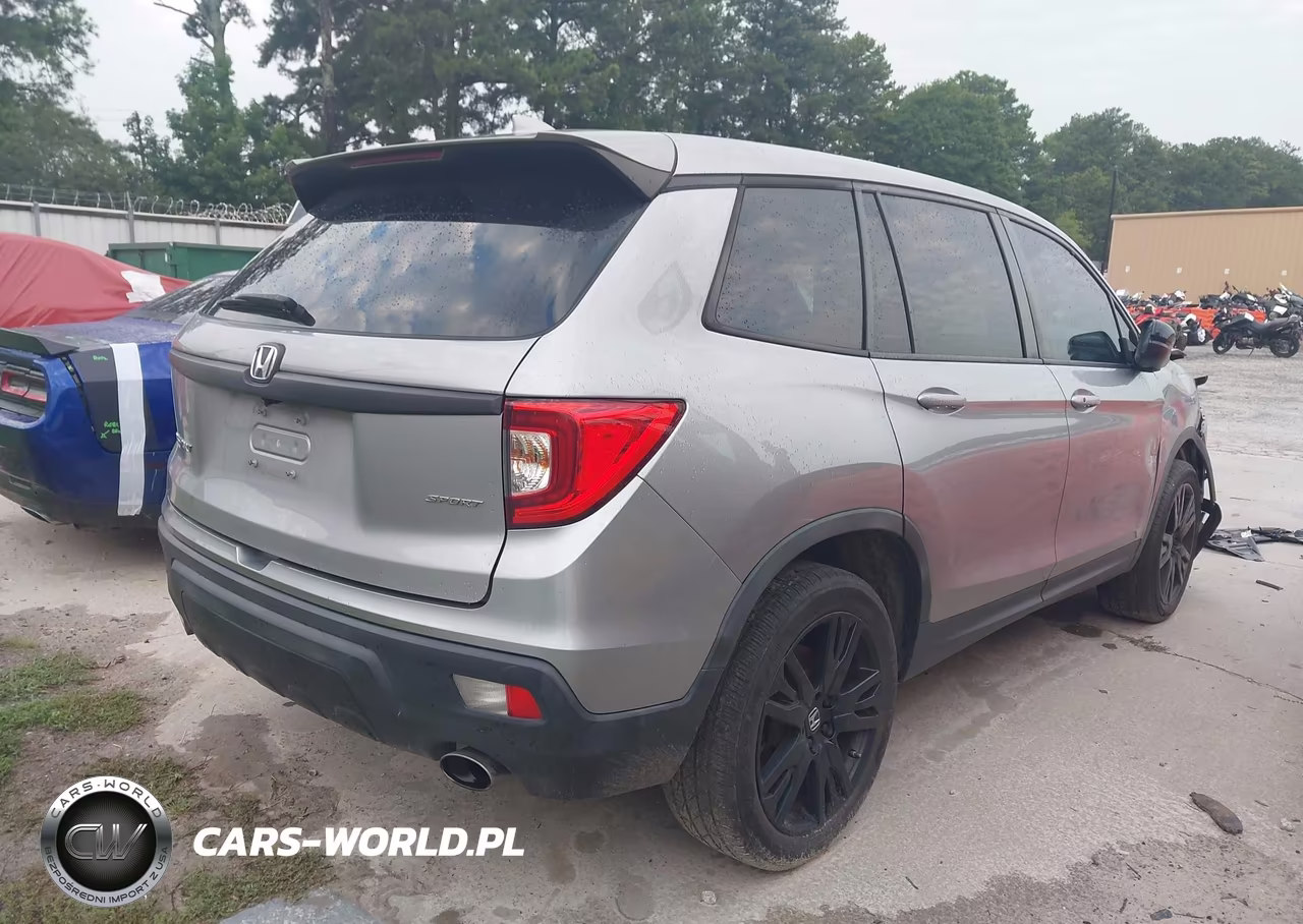 2021 Honda Passport 2Wd Sport VIN:5FNYF7H26MB006943 - 4