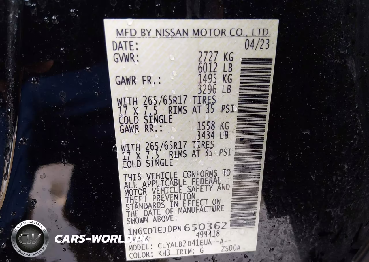 2023 Nissan Frontier Sv 4X2 VIN:1N6ED1EJ0PN650362 - 9